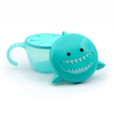 /armelii-snack-container-with-finger-trap-turquoise-shark